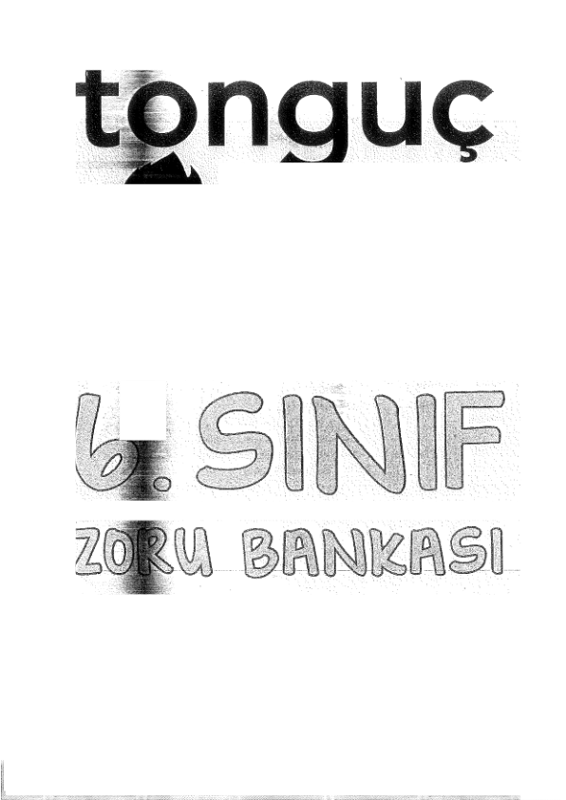 Tonguç 6. Sınıf Tüm Dersler Zoru Bankası