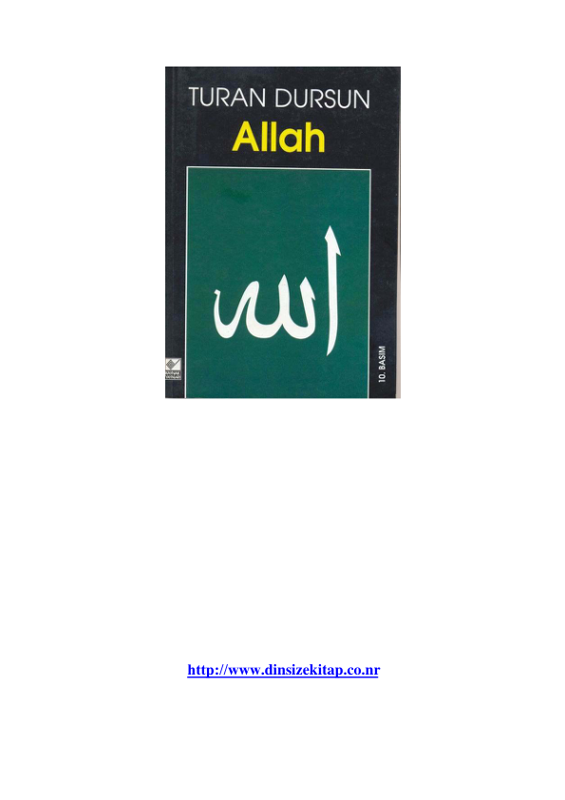 Turan Dursun Allah