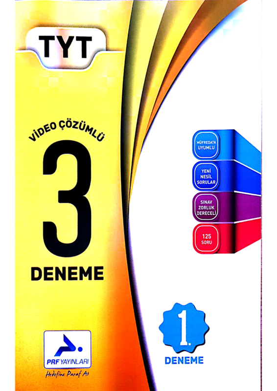 PRF Yayınları TYT 3'lü Genel Deneme 2020