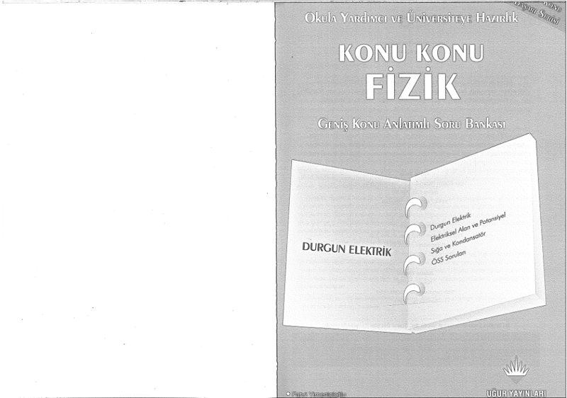 Uğur Fizik Durgun Elektrik