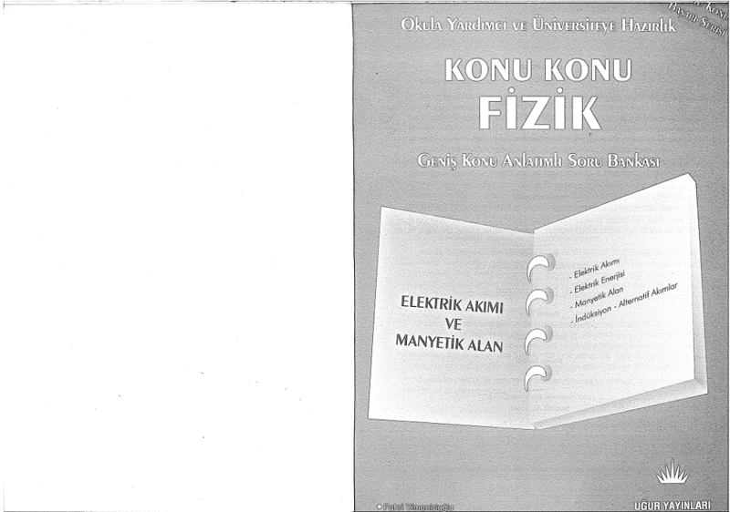 Uğur Fizik Elektrik Akımı ve Manyetik Alan
