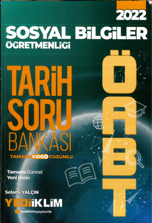 Yediiklim OABTS Sosyal Bilgiler Tarih Soru Bankası 2022
