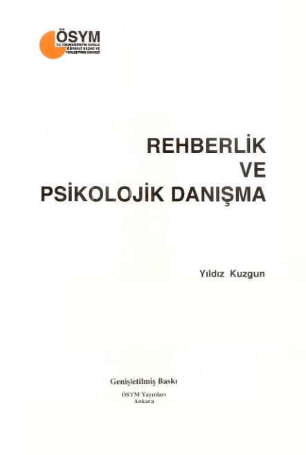 Yıldız Kuzgun Rehberlik Ve Psikolojik Danışma