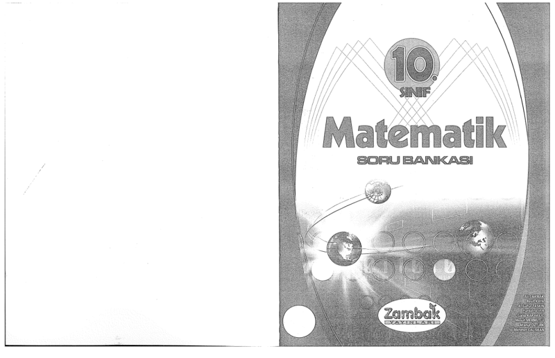 Zambak Yayınları 10. Sınıf Matematik Soru Bankası B