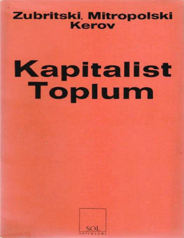 Kapitalist Toplum